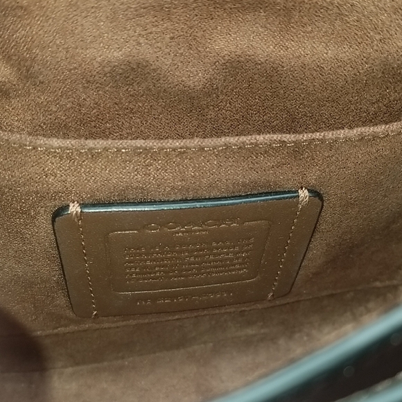 Coach Red and Brown Crossbody Bag - Picture 12 of 13